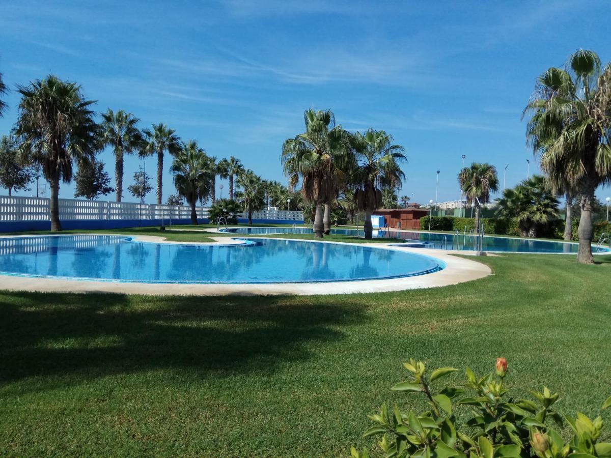 Apartamento Almerimar Primera Linea De Playa Bagian luar foto